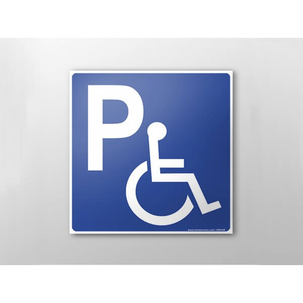 Panneau Parking Handicape - Pictogramme
