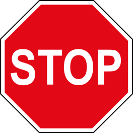 panneau " stop "