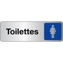 Panneau de Signalétique Toilettes Femme Standard