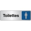 Panneau de Signalétique Toilettes Homme Standard