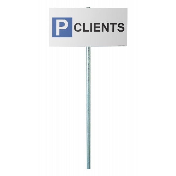 Kit panneau de parking "P CLIENTS"