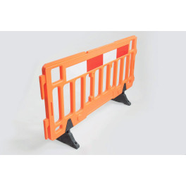 Barrière de sécurité orange - 2 mètres