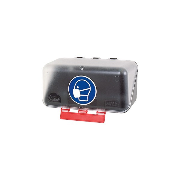 Boîte De Rangement Des Epi Transparente Pour Protections Respiratoires - Epiboite