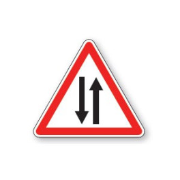 Panneau de circulation Plat Aludibond - Circulation dans les 2 sens