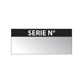 Etiquette Aluminium "Serie N"
