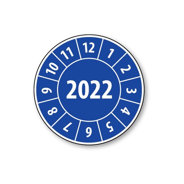Pastille calendrier année complète 2022- 4 matériaux