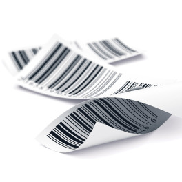Étiquettes à Code-Barre Personnalisables en Papier Laminé