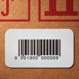 Étiquettes à Code-Barre Personnalisables en Vinyle Monomère