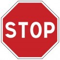Panneau d'Intersection AB4 : STOP