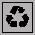 Pictogramme d'Information ISO 7001 Poubelle ou container de recyclage en Vinyle souple autocollant 125 x 125 mm Noir sur Blanc