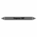 Marqueur de Tuyauterie "Vapeur" MP en Vinyle Laminé
