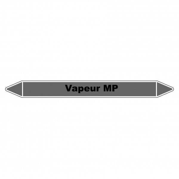 Marqueur de Tuyauterie "Vapeur" MP en Vinyle Laminé