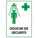 Panneau de Premiers Secours ISO 7010 "Douche de Sécurité" E012 - Vinyle - A5