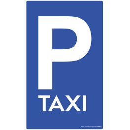 Panneau de Parking "TAXI"