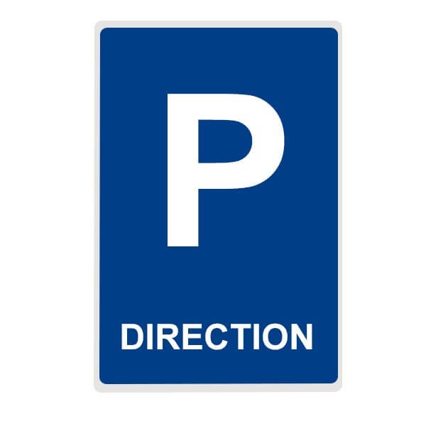 Panneau De Parking - Direction