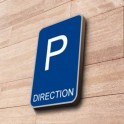 Panneau de Parking " DIRECTION"