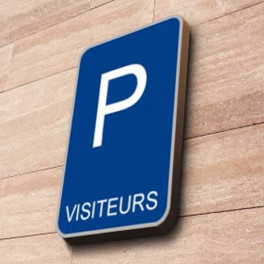 Panneau de Parking "VISITEURS"