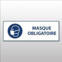 Panneau d'obligation ISO EN 7010 "Masque obligatoire" M016