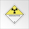Signalisation de transport normalisée ADR - "Matières radioactives"