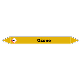 Marqueur de Tuyauterie "Ozone" en Vinyle Laminé