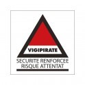 Panneau d'information "Vigipirate"