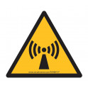 Panneaux et autocollants NF EN 7010 - Radiations non-ionisantes - W005