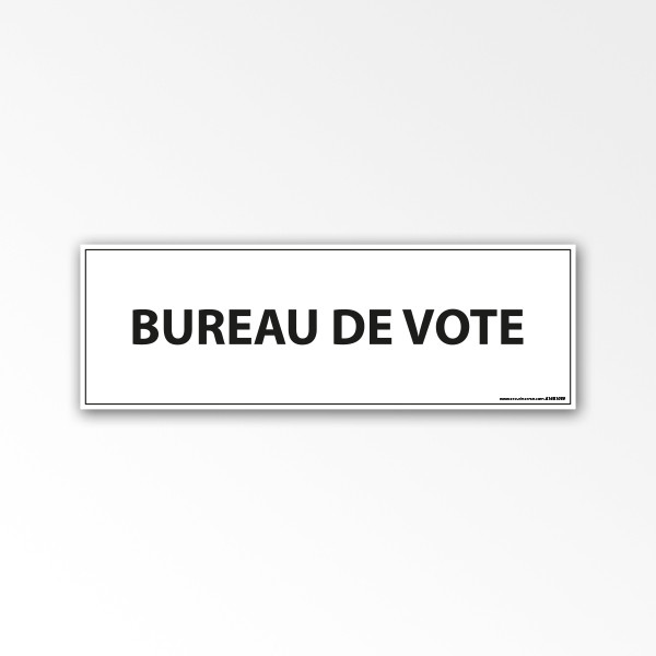 Panneau Bureau de vote