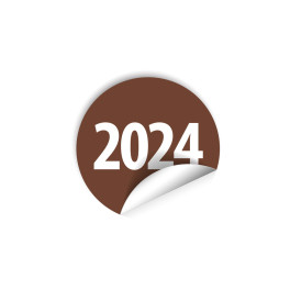 Pastilles avec année - 2024