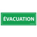 Panneau Evacuation
