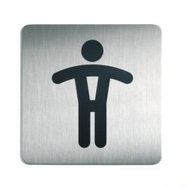 Pictogramme carré pour porte "Toilettes Messieurs"