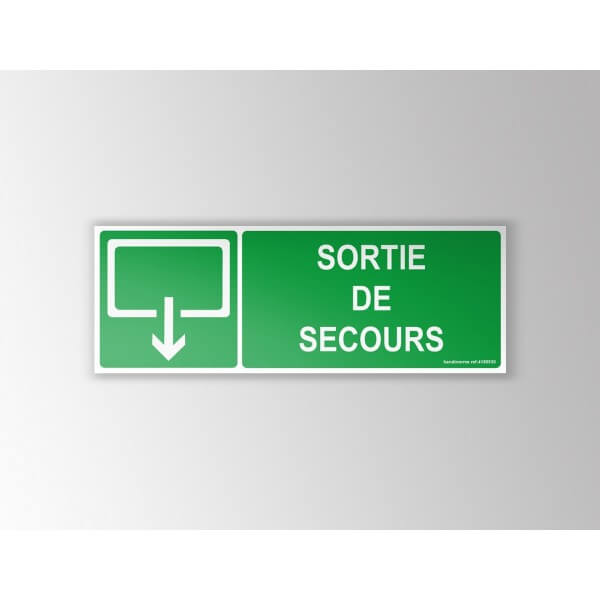 Panneaux Sortie De Secours - Evacuation Rectangle