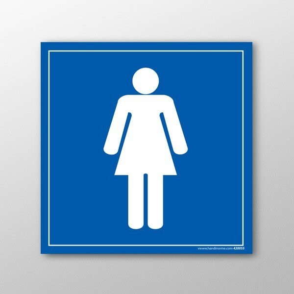 Panneau signalétique "Toilettes Femme"