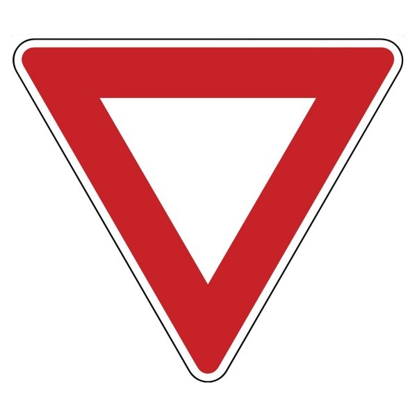 Panneau de circulation "Cédez le passage"
