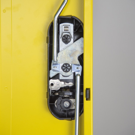 Armoire de sécurité 2 portes pour produits dangereux - Conforme INRS - 1950 x 930 x 500 mm - Acier