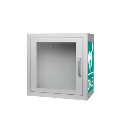 Armoire Métal Intérieure pour DAE - Blanc ou Vert - Acier