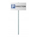Kit panneau de parking "P DIRECTION"