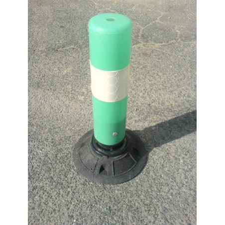 Balise de jalonnement - Verte - Polyéthylène (socle non inclus)