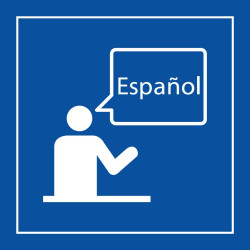 Panneau d'information - Communication dans la langue spécifiée - ISO 7001