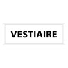 Panneau d'information Vestiaire