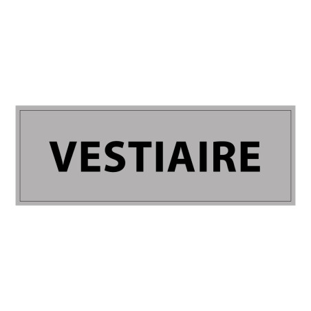 Panneau d'information Vestiaire