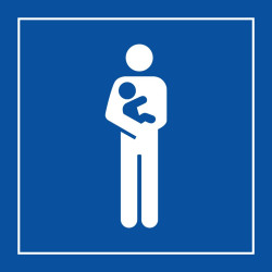 Pictogramme d'information - Accès prioritaire aux personnes avec enfant en bas âge - ISO 7001