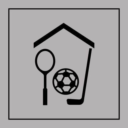 Pictogramme d'information - Gymnase/salle de sport - ISO 7001