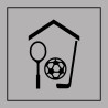 Pictogramme d'information - Gymnase/salle de sport - ISO 7001