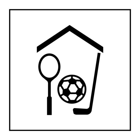 Pictogramme d'information - Gymnase/salle de sport - ISO 7001
