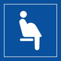 Pictogramme d'information - Siège prioritaire pour femmes enceintes - ISO 7001