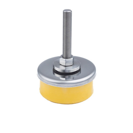 Lot - Pieds anti-vibration pour machines industrielles - Inoxydable