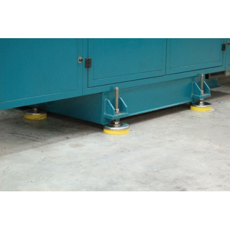 Lot - Pieds anti-vibration pour machines industrielles - Inoxydable