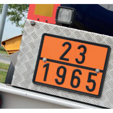 Plaque pour camion vierge en vinyle 400x300mm