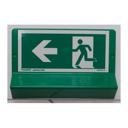 Signalétique braille Issue de secours" - Flèches  droite ou gauche