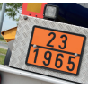 Plaque pour camion vierge en vinyle 400x300mm